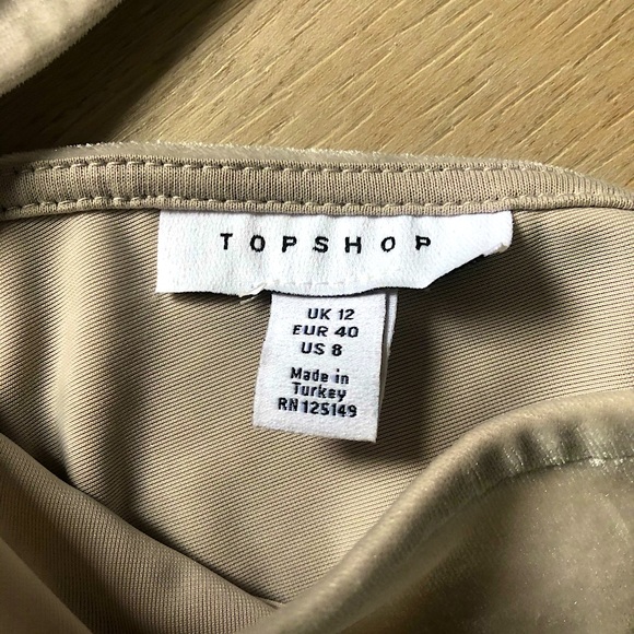 Top Shop Velvet Bra Top - Picture 3 of 3